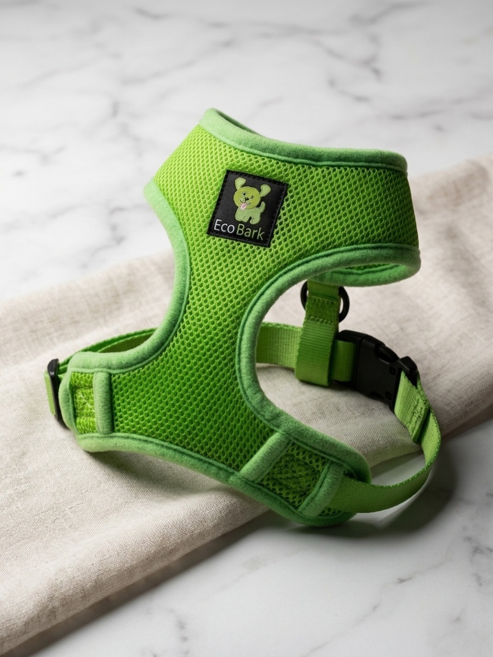 EcoBark Max Comfort Dog Harness Green Small Excellent Condition